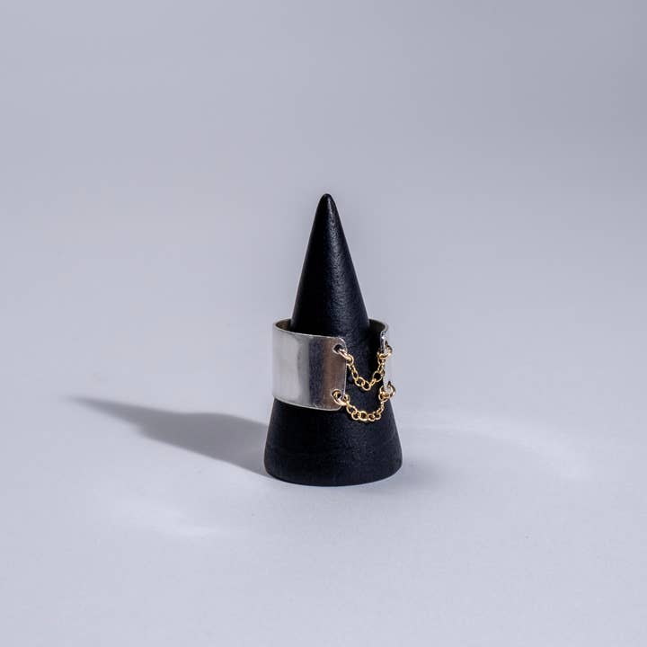 Metrix Jewelry - Wholesale Band/Stacked Ring - Corset Ring - Thick Chained Up Ring - Thick Stacking Ring