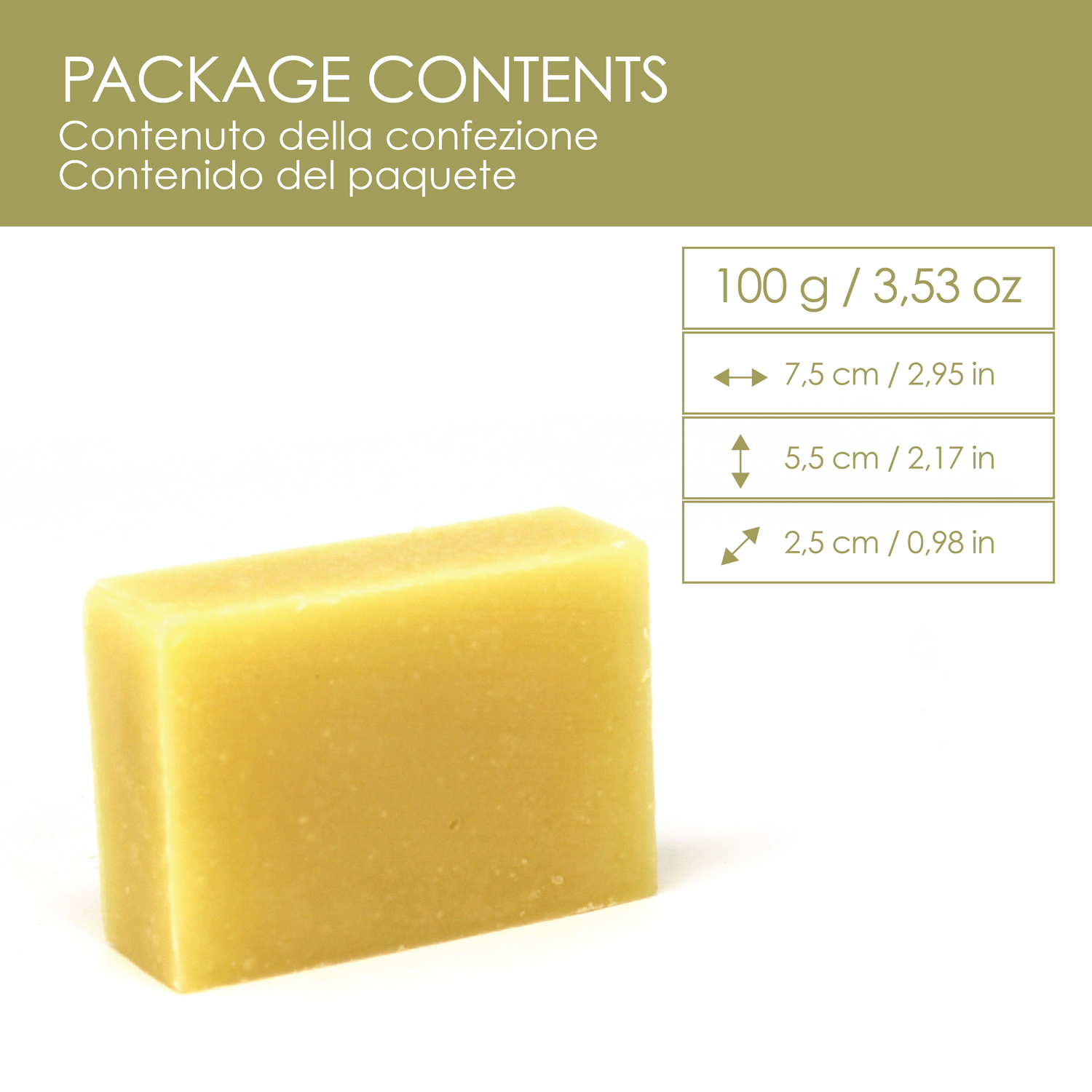 Herborea srl – sabonete sólido por atacado – Sabonete de óleo de neem - 100 g1