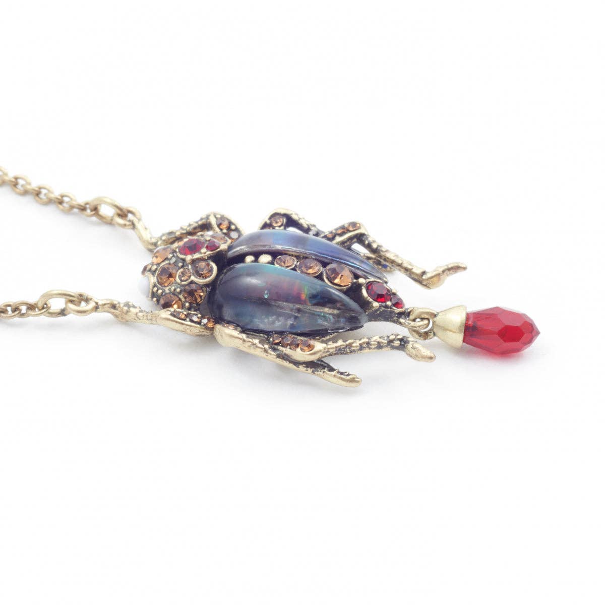 Bill Skinner - Wholesale Pendant/Charm Necklace - Bejewelled Beetle Pendant2