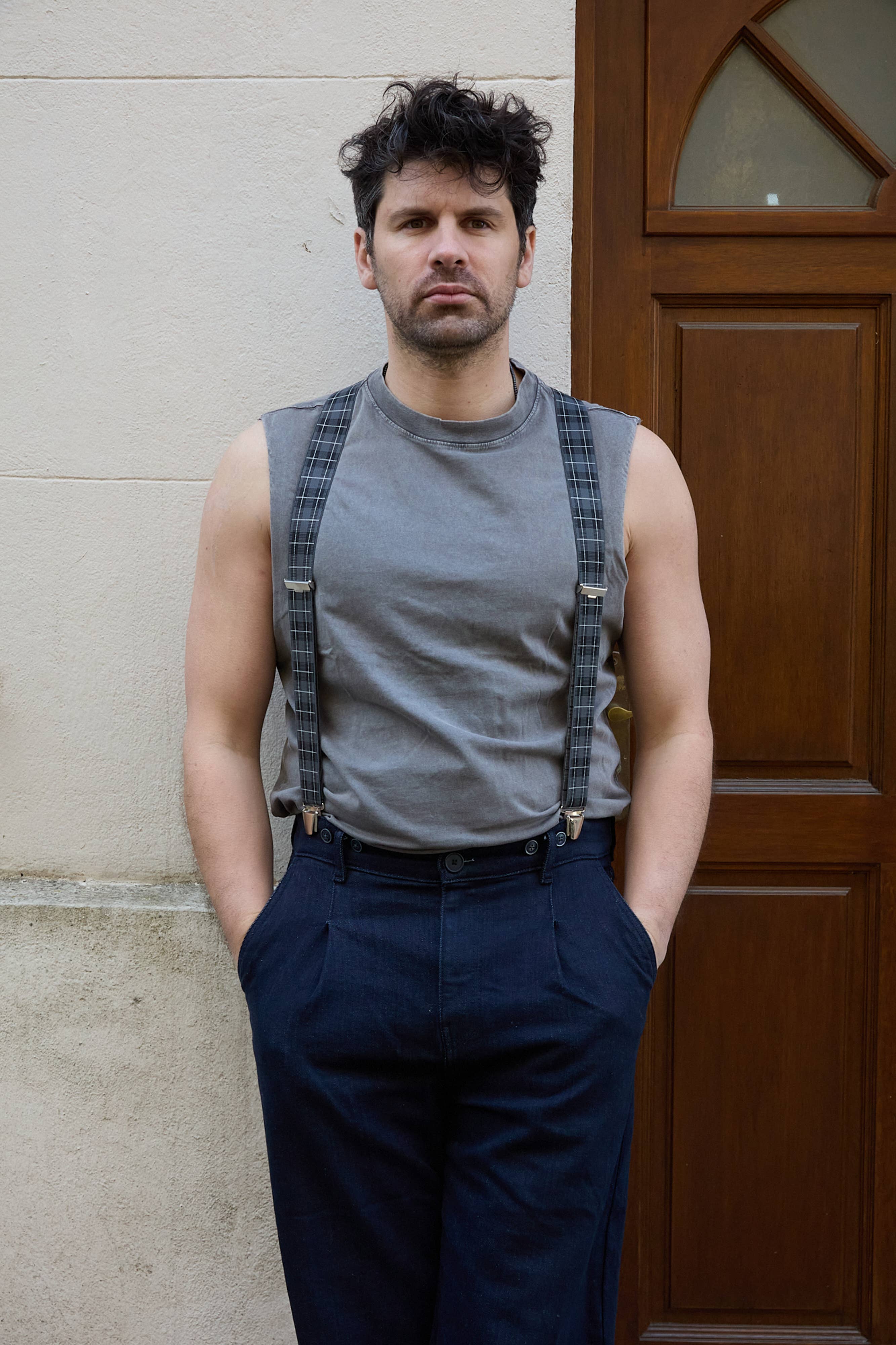 VERTICAL L'ACCESSOIRE - Wholesale Belt - Unisex - Spinalian wide braces5