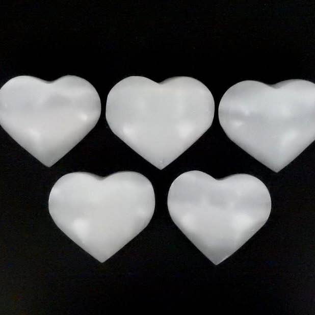 Seleniet Kristal Hartvormige Steen - 4cm - Metafysisch voor wholesale door Rock Paradise