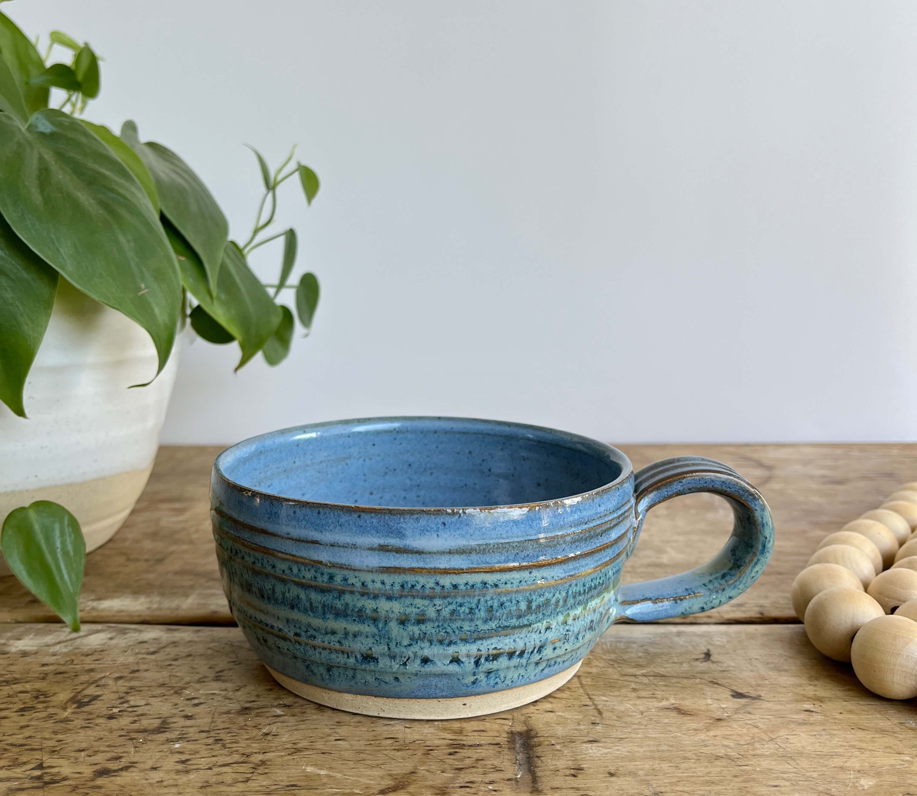 Coastal Clay Co. - Vente Tasse à café - Mug à soupe en céramique fait main avec anse3