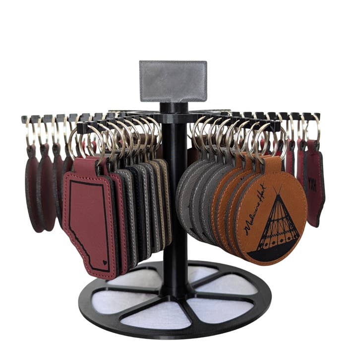 Rosefire - Wholesale Retailer Display - Accessories - Small Spinning Keychain Stand