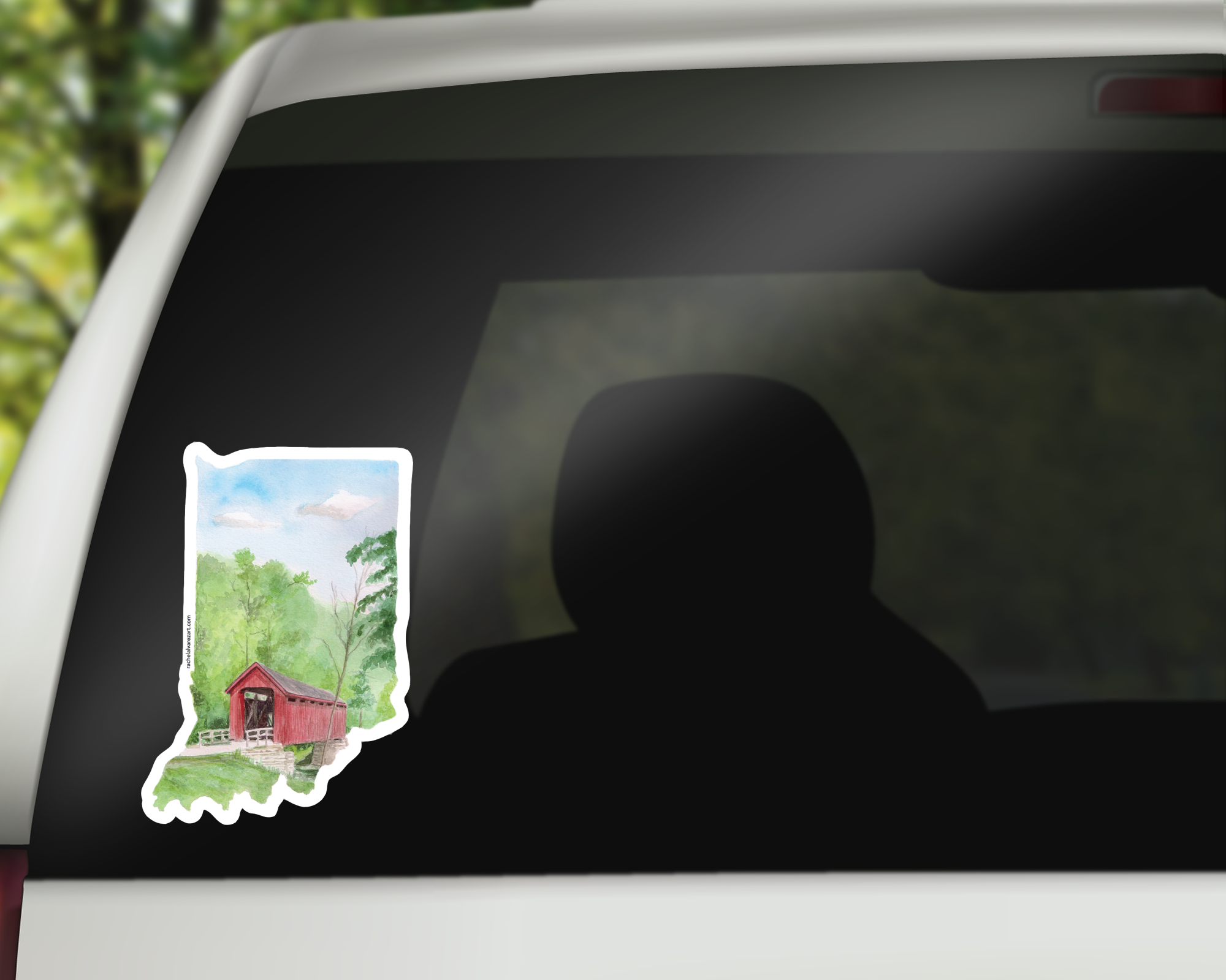 Rachel Alvarez Art - Wholesale Sticker - Indiana Vinyl Sticker - Large2