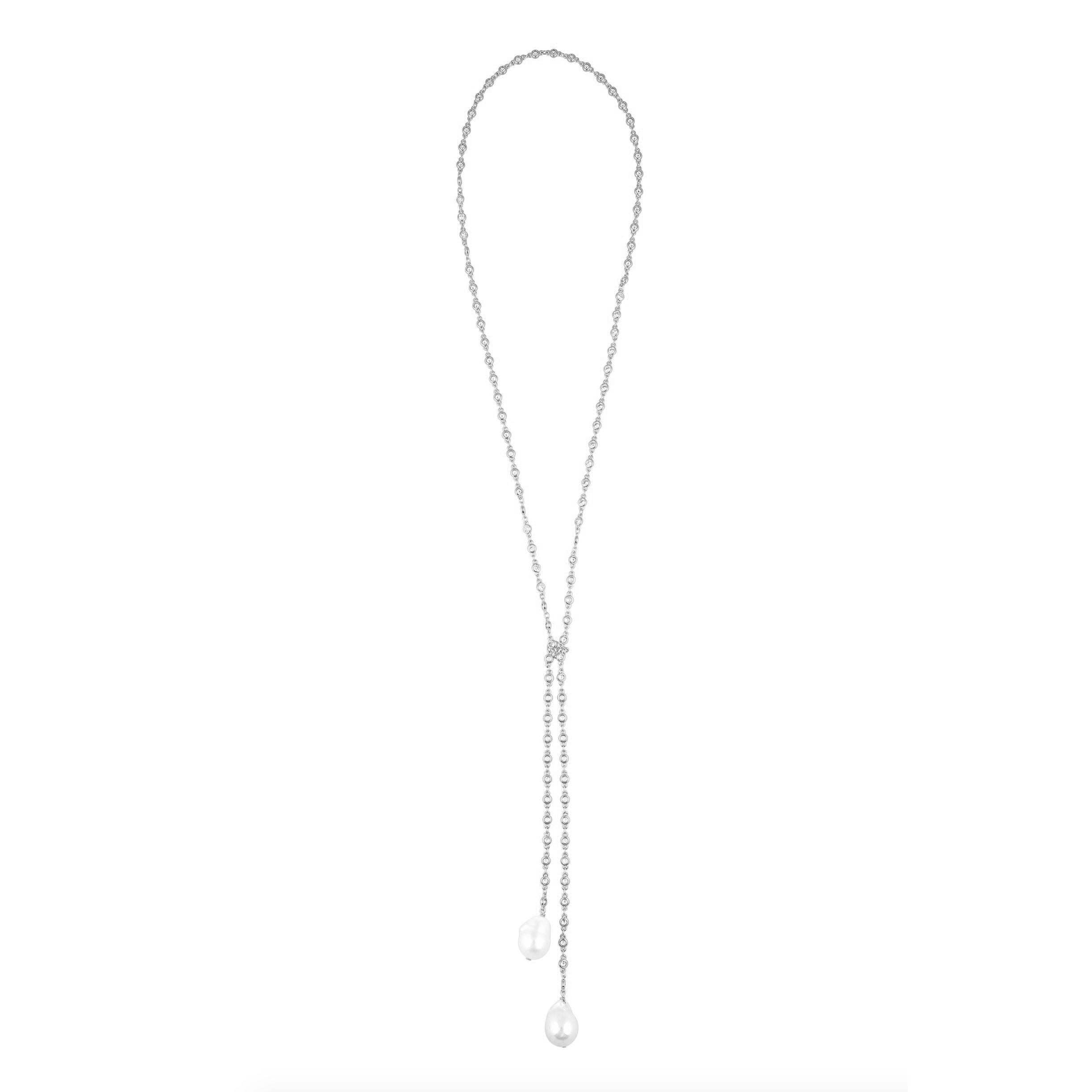 Sahira Jewelry Design - Wholesale Halsketting met Lariat/Y-hals - Parelknoopriem3