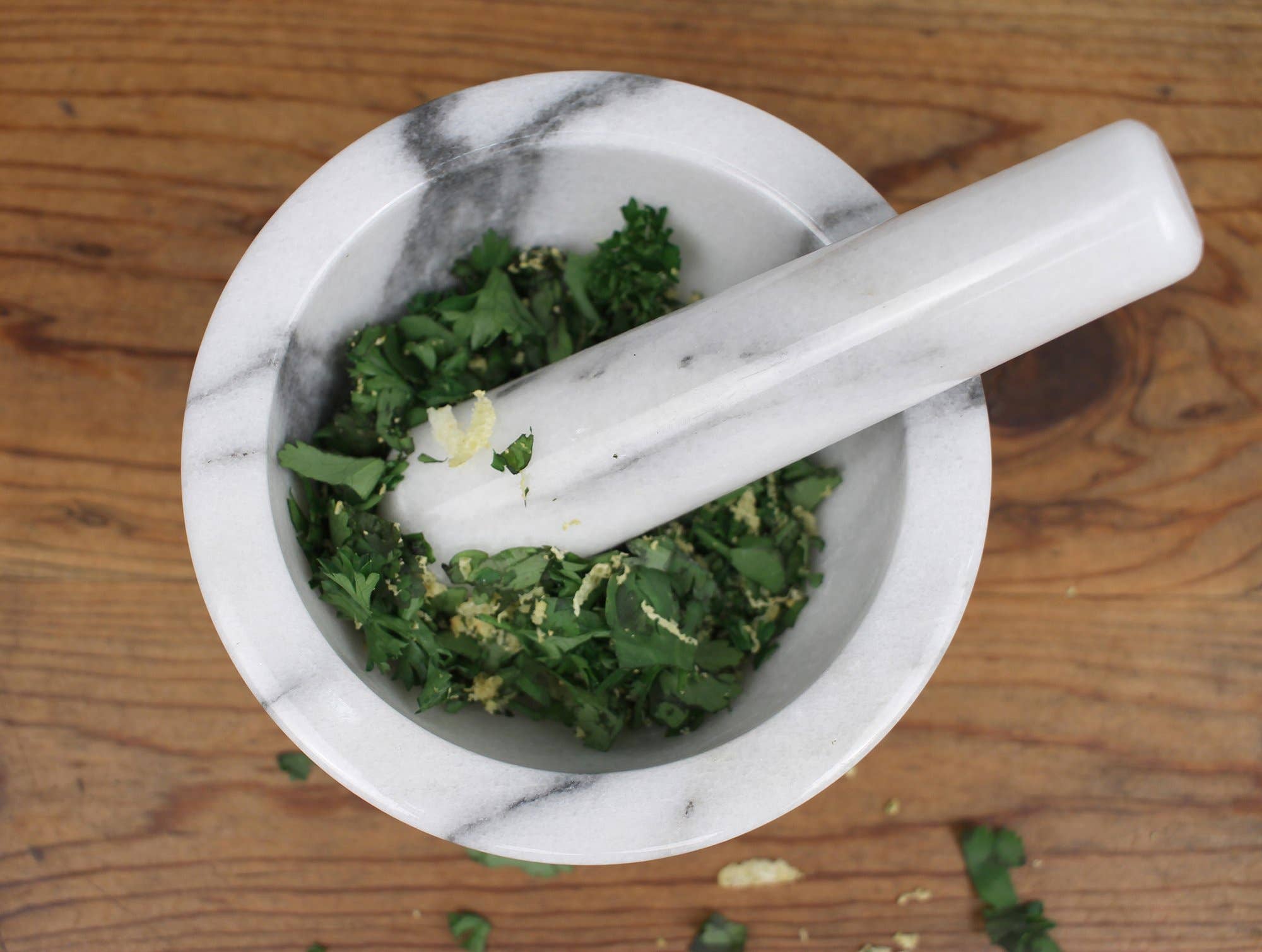 RSVP International - Wholesale Mortar & Pestle - Marble Mortar & Pestle - White7