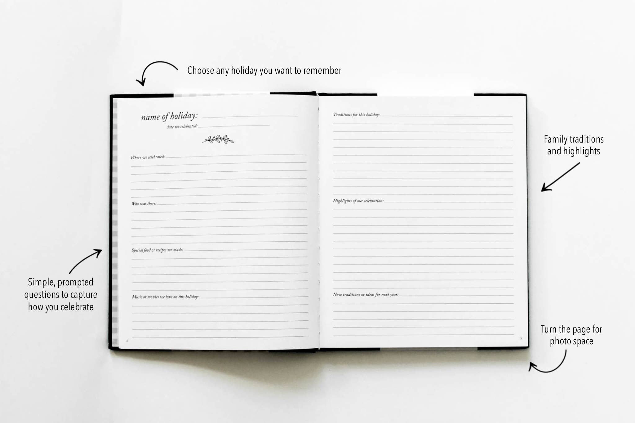 Duncan & Stone Paper Co. - Wholesale Memory Book - Kids & Baby - Holiday Memory Book & Family Keepsake | Christmas Gift4