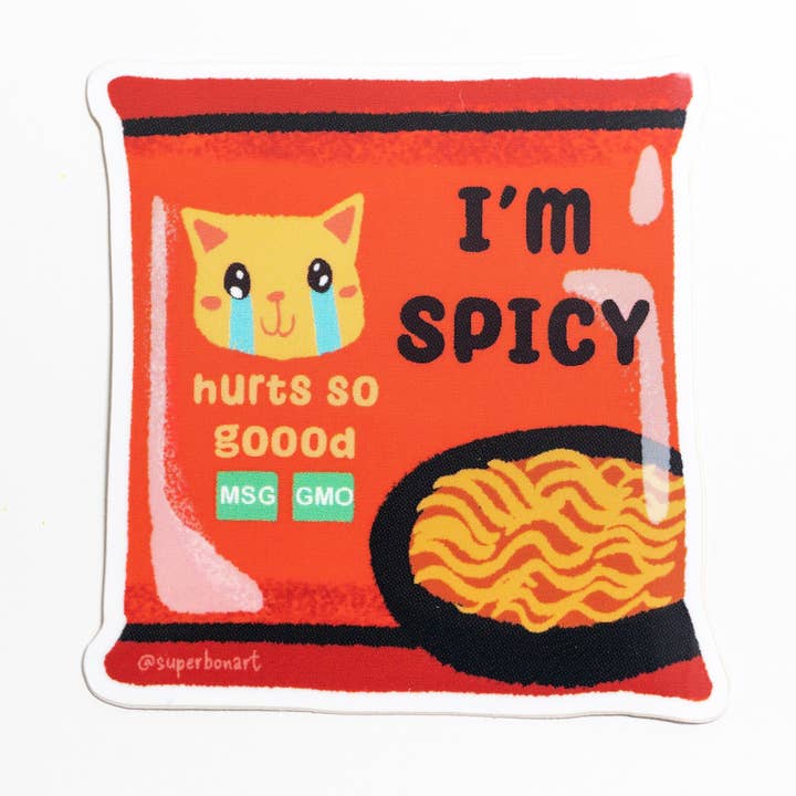 Soy Picante - Pegatina de Vinilo para venta al por mayor de Kayan Pepper Co.