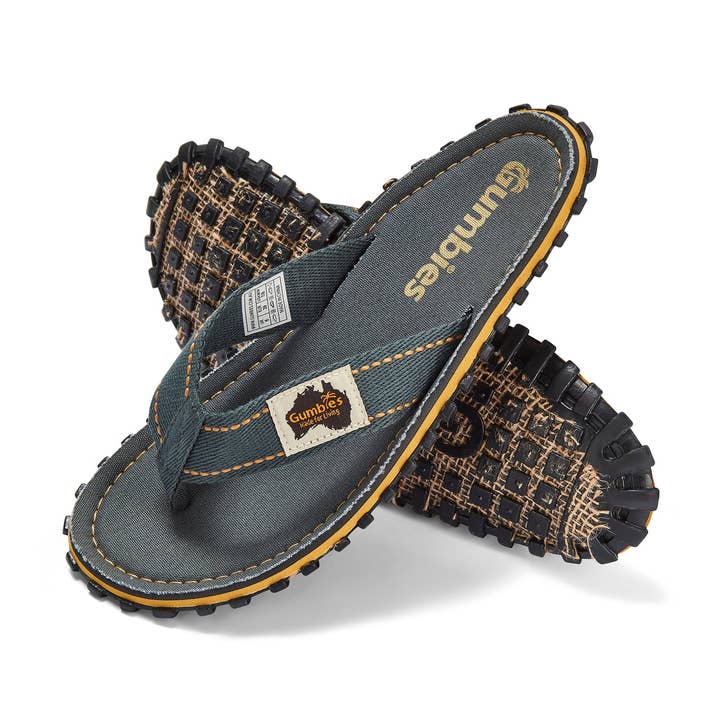 Islander Flip-Flops - Men's - Classic Grey for wholesale by Gumbies