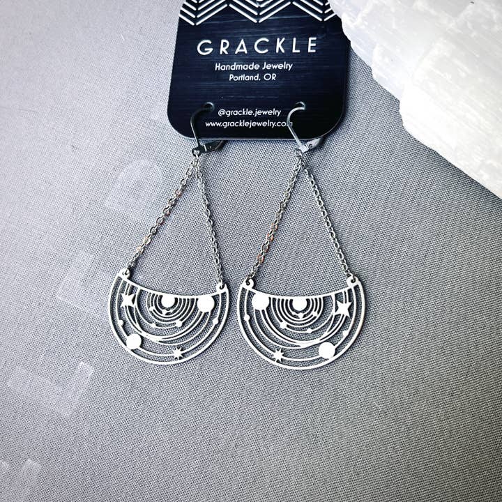 Celestial Drops for wholesale by Grackle Jewelry