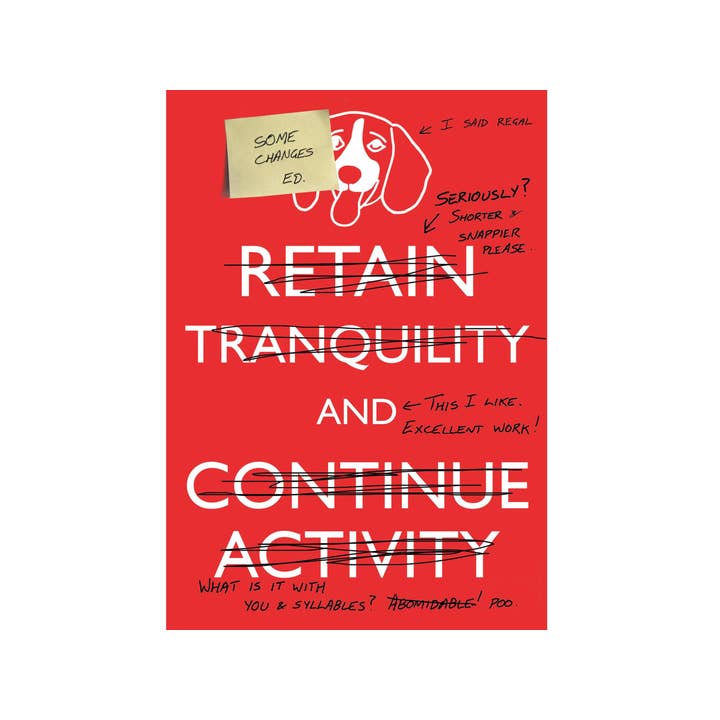 Biglietto di Auguri Parodia Keep Calm - Continua a Chiocciare Gamma#4 per la vendita all'ingrosso da parte di Duggoons Greeting Cards