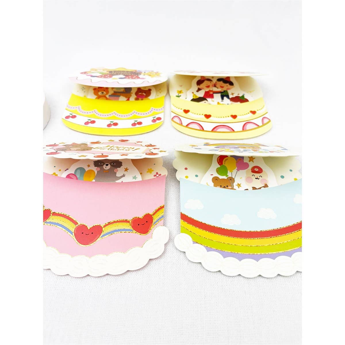 MIX COLOR Pop Up Happy Birthday Cards with Envelop for wholesale on Faire3