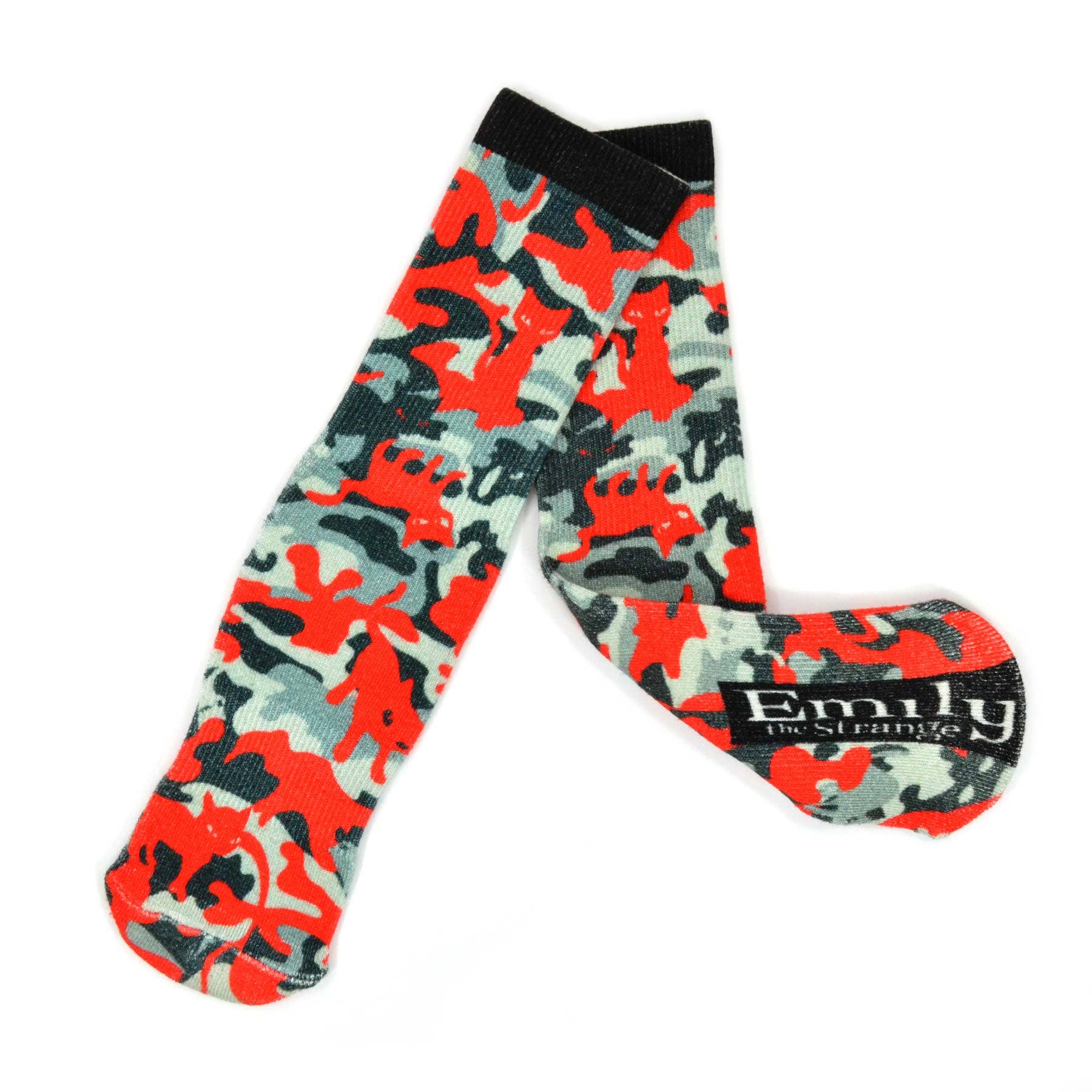 DoodleUS Inc - Wholesale Socks - Women's - Emily the Strange Women Character Printed half Cushion Socks16