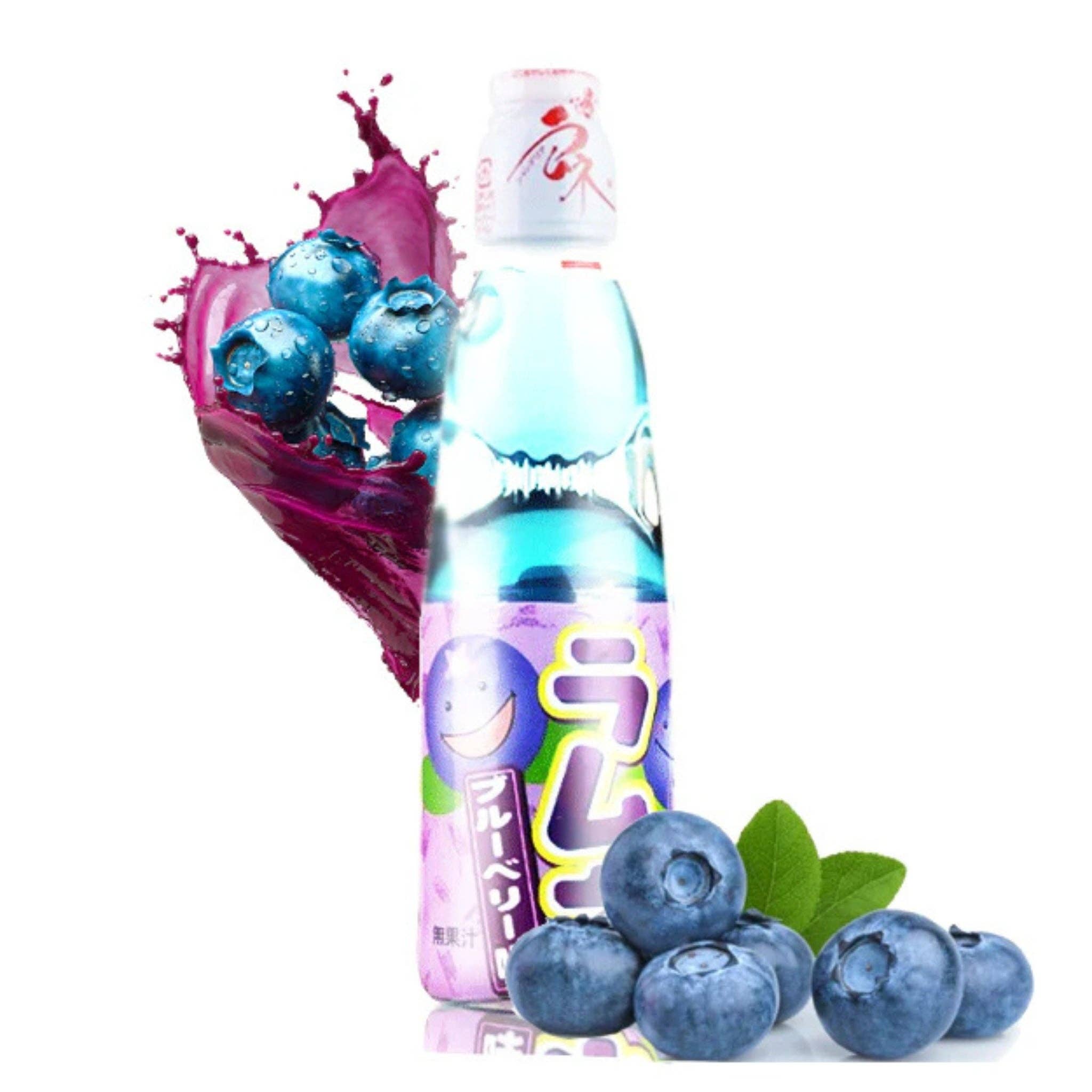 utoppa GmbH - Wholesale Soda/Carbonated Drink - Hata Kosen Drink Ramune Blueberry 200 ml1