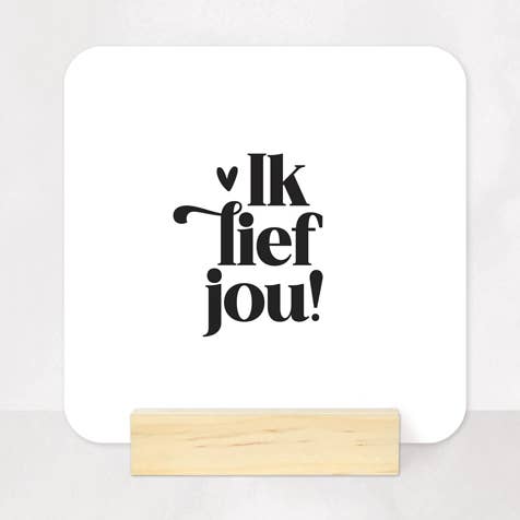 Tegeltje Forex | Ik lief jou voor wholesale door Liefz