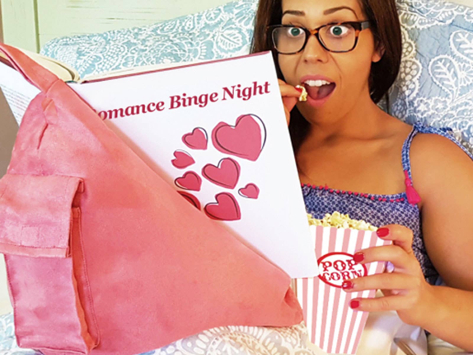 The Book Seat - Wholesale Book Holder - The Book Seat - Book Pillow - Rose2