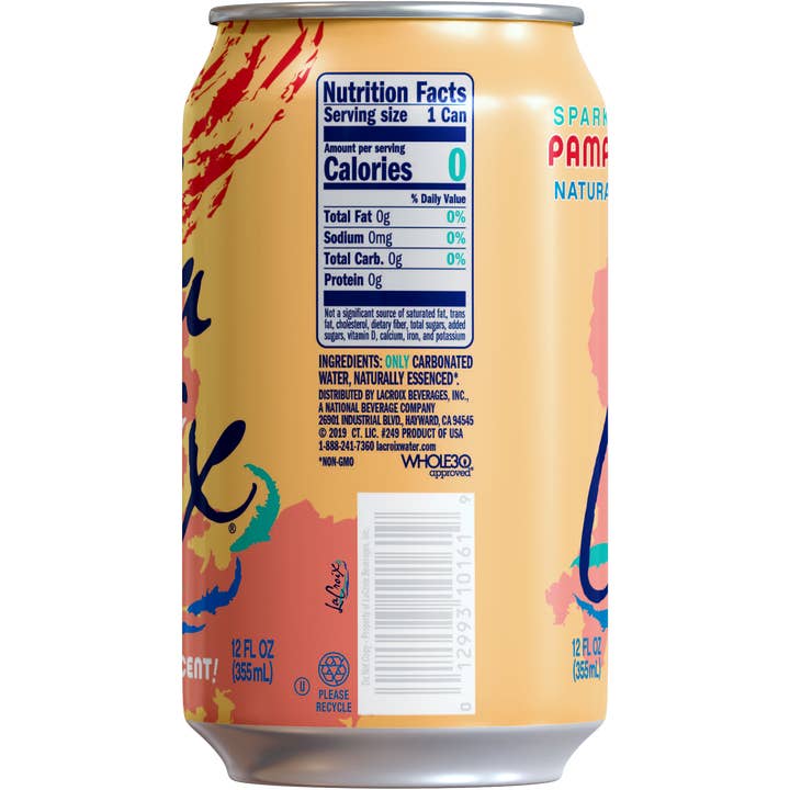 LaCroix Sparkling Water - Wholesale Sparkling Water - LaCroix Sparkling Water, Pamplemousse 3/8 Pack - 12 oz2