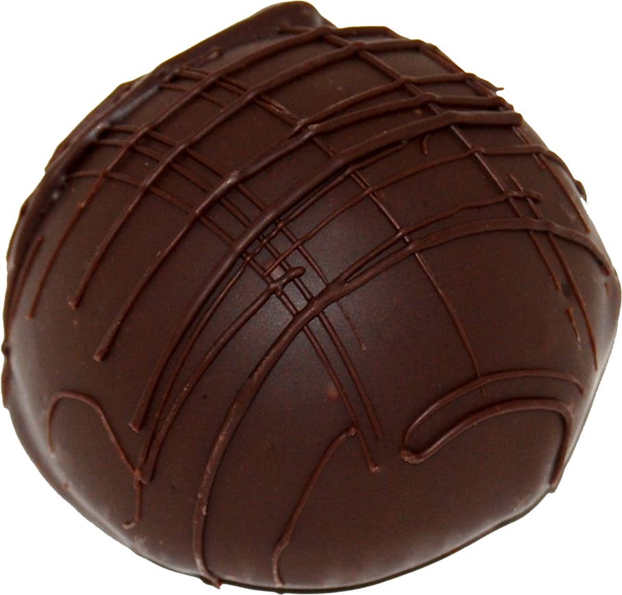 Queen Bee Gardens - Wholesale Chocolate Covered Sweets - Dark on Dark Classic Chocolate Truffles1