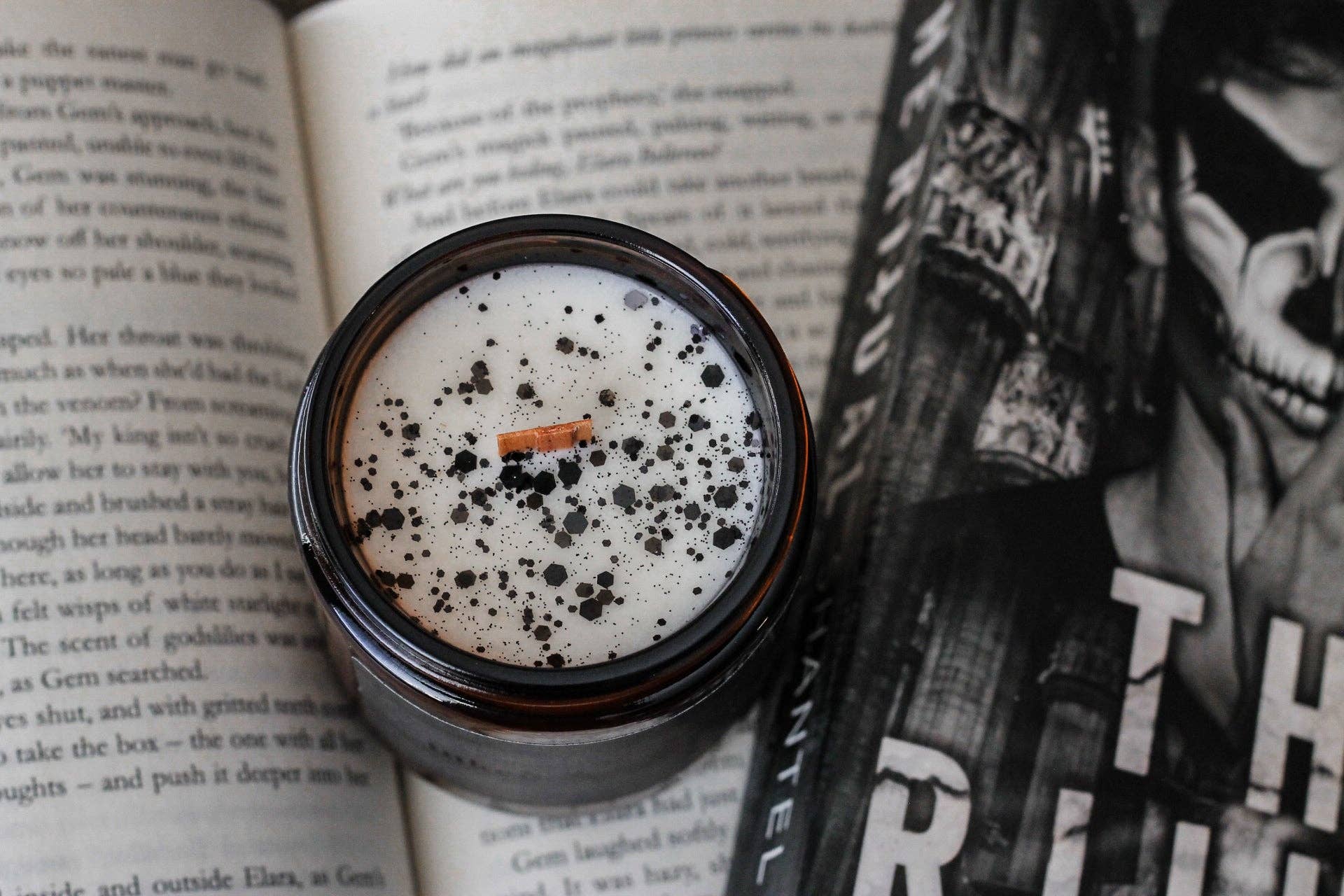 Lit Fiction Co. - Wholesale Jar/Filled Candle - Inked & Literate | Book Themed Candle3