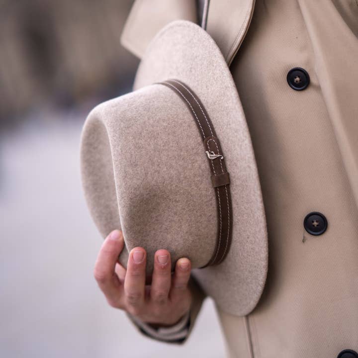 FLECHET - Wholesale Fedora - Unisex - WATERPROOF CRUSHABLE WOOL FELT HAT - FLHH74