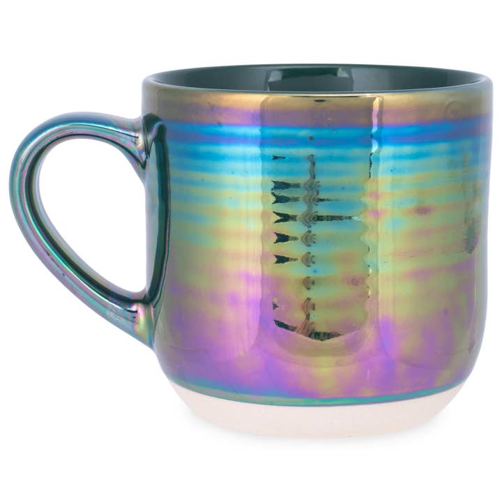 EAST AVENUE - Wholesale Coffee Mug - Mug 4-Pack Green Glossy Iridescent 17 Oz PRICE IS PER MUG1