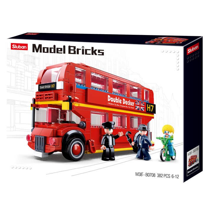 Sluban Europe BV – wholesale Build-a-toy – Child – M38-B0708/Model Bricks London double-decker bus1