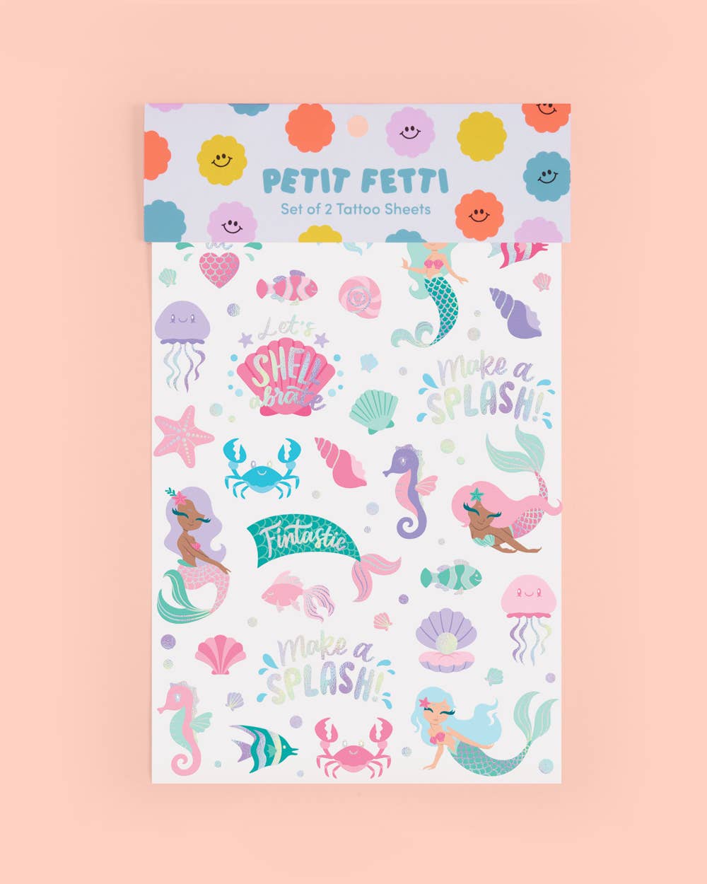 xo, Fetti - Vente Tatouages temporaires - Tatouages Temporaires Sous la Mer | Sirène, Océan, Anniversaire