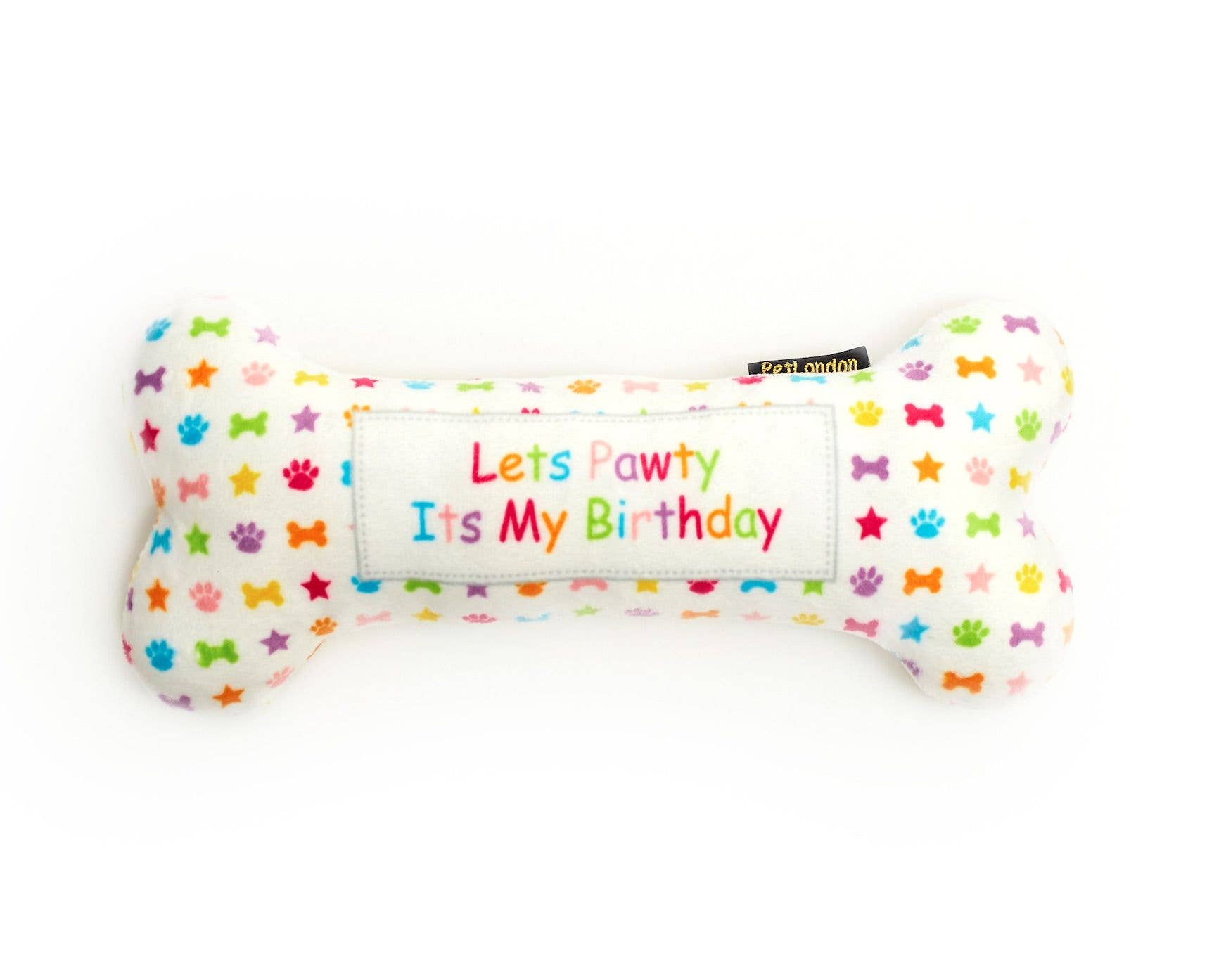 PetLondon – wholesale Pet plush toy – Dog – Lets Pawty Birthday Bone