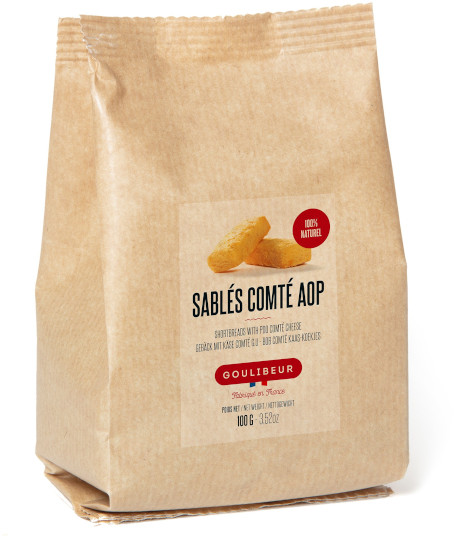 French Feast - Wholesale Crackers - Goulibeur · Savory sablés w/ Comté cheese A.O.P.0