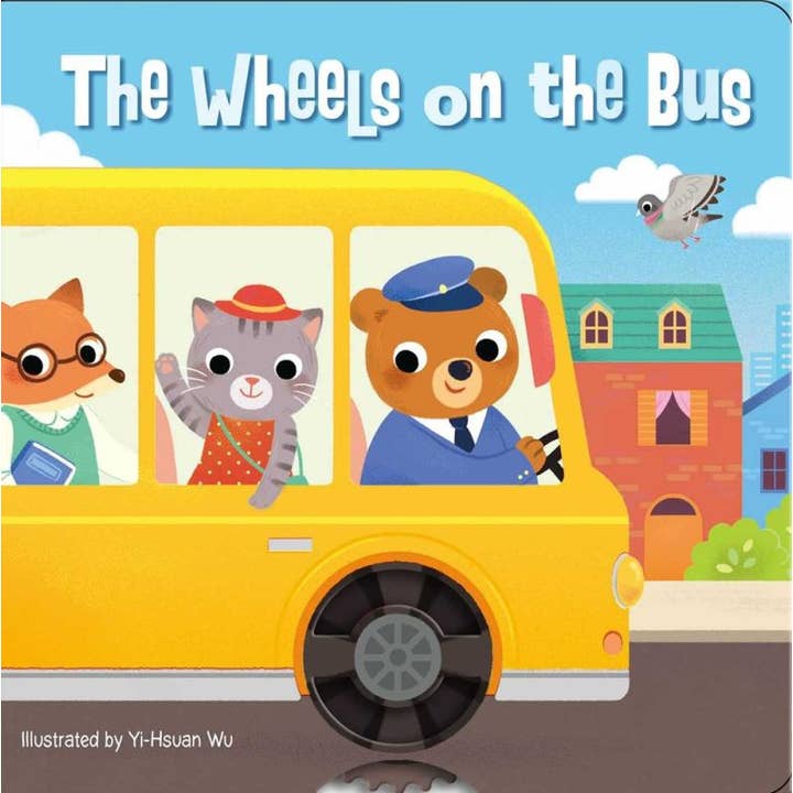 Microcosm Publishing & Distribution - Wholesale Baby & Toddler Book (0-2) - Nursery Rhyme Sliders - The Wheels on the Bus