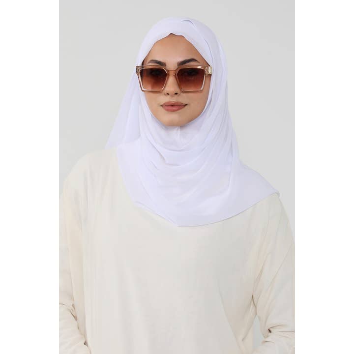 Aisha's Design - Wholesale Hijab – Women’s - Instant Chiffon Hijab Shawl for Women, Ready to Wear Lightweight Modest Scarf, Practical Slip-On Headscarf,PS-4924