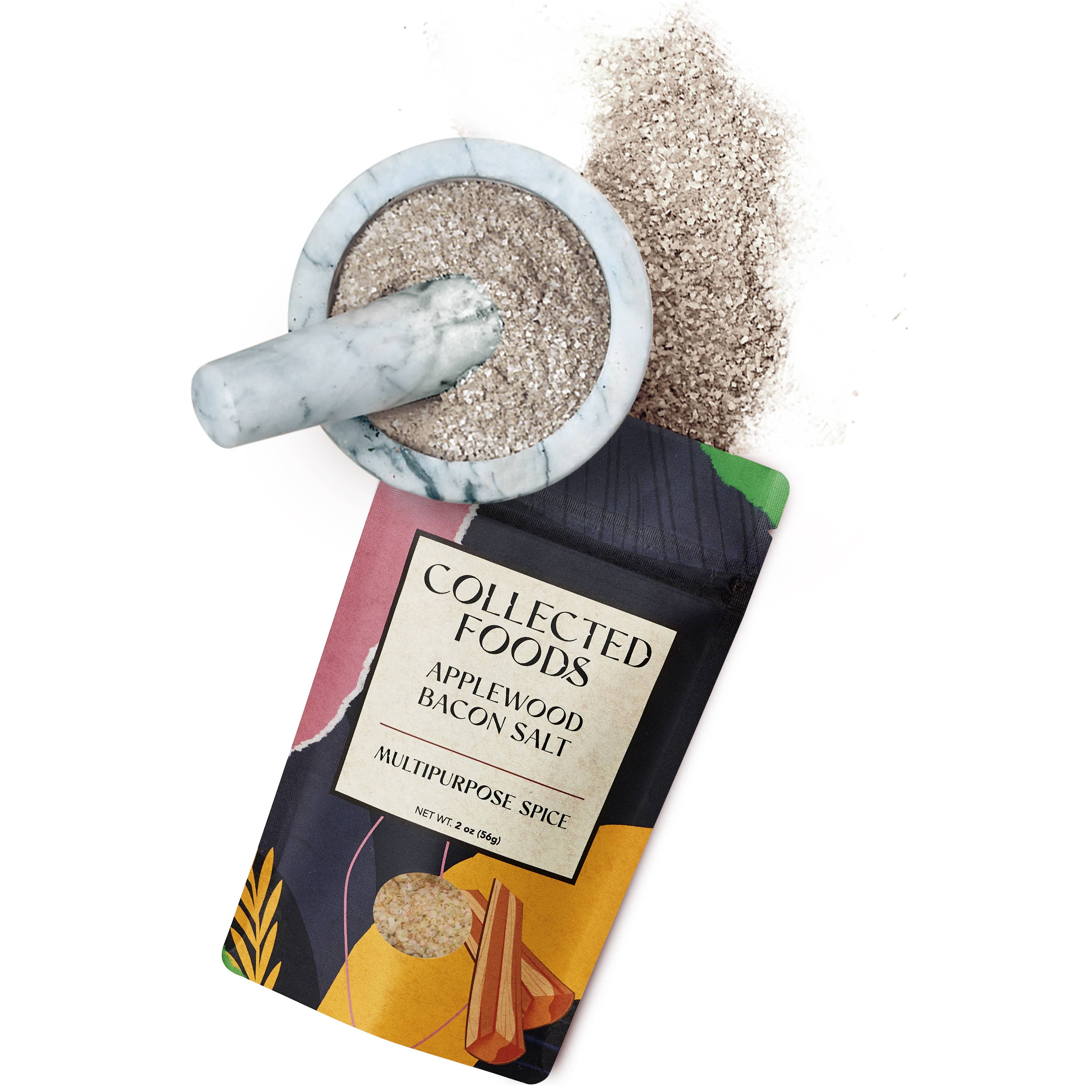 Collected Foods - Wholesale Salt - Bacon Salt with Real Applewood-Smoked Bacon – Small Batch2