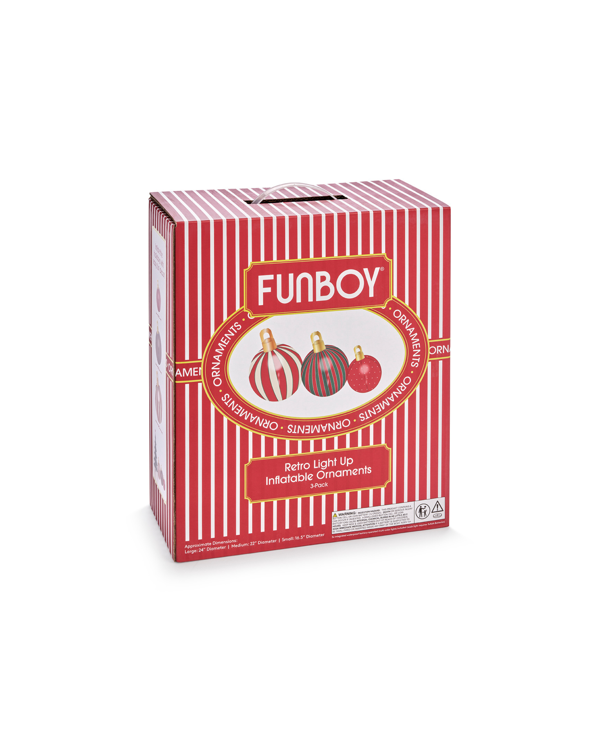 FUNBOY - Wholesale Inflatables - Polka Dot Light Up Inflatable Ornaments1