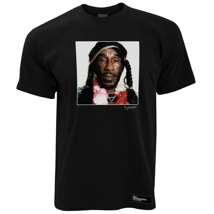 Camiseta masculina Lee 'Scratch' Perry, 2007, AC por atacado de Rock Photographers Collective