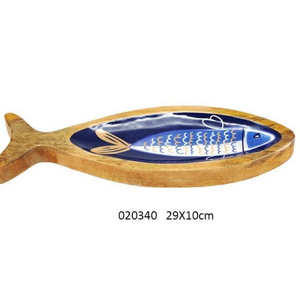 Indigo Fish Ramekin Small 29 X 10 cm for wholesale by Faye