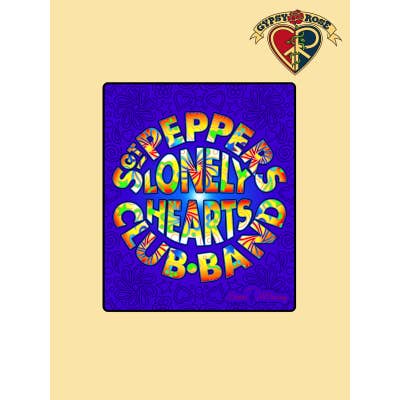 Gypsy Rose - Wholesale Throw Blanket - Beatles Sgt Pepper Lonely Heart Blanket