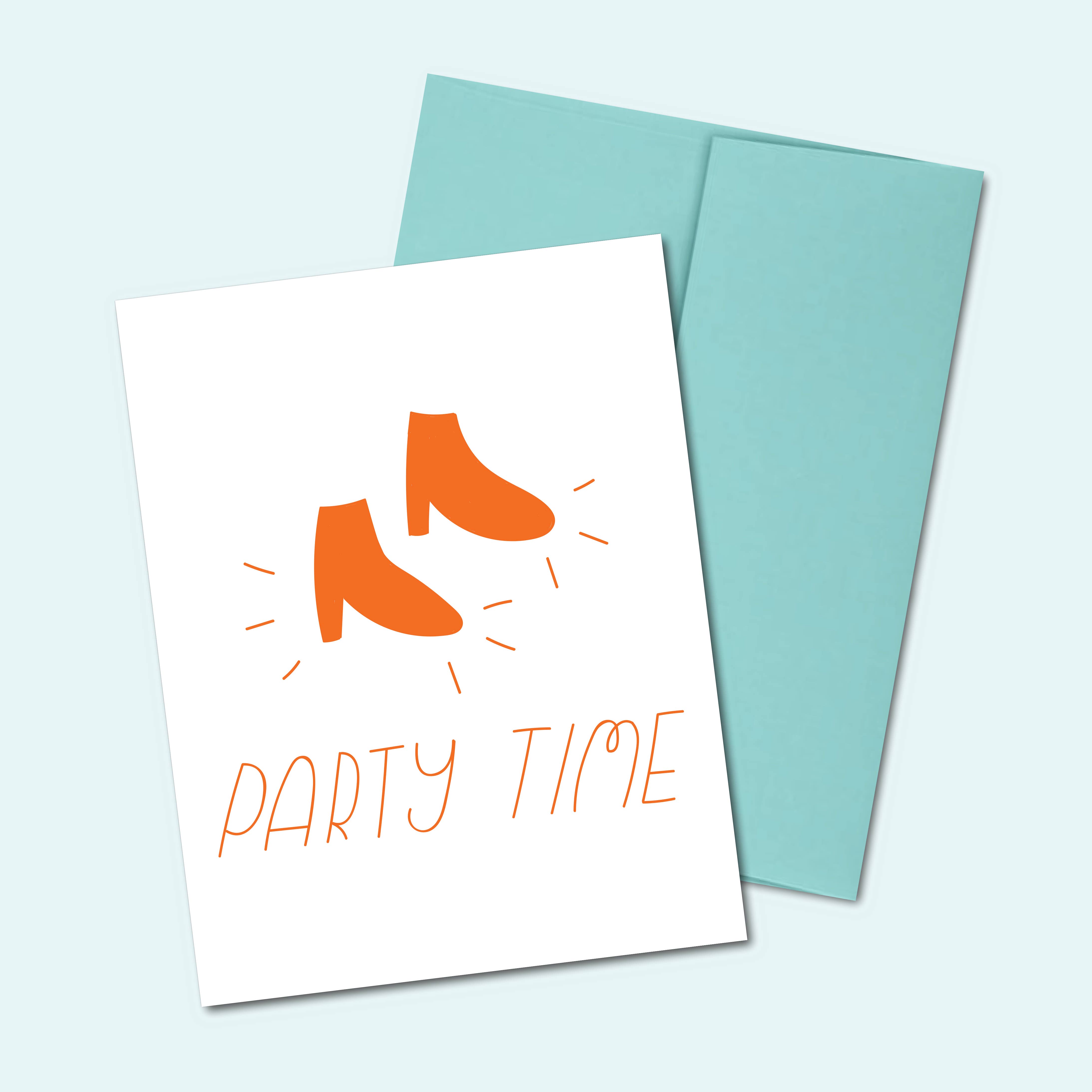 Beetle Ink Co. - Wholesale Everyday Greeting Card - Party Time Letterpress Card2