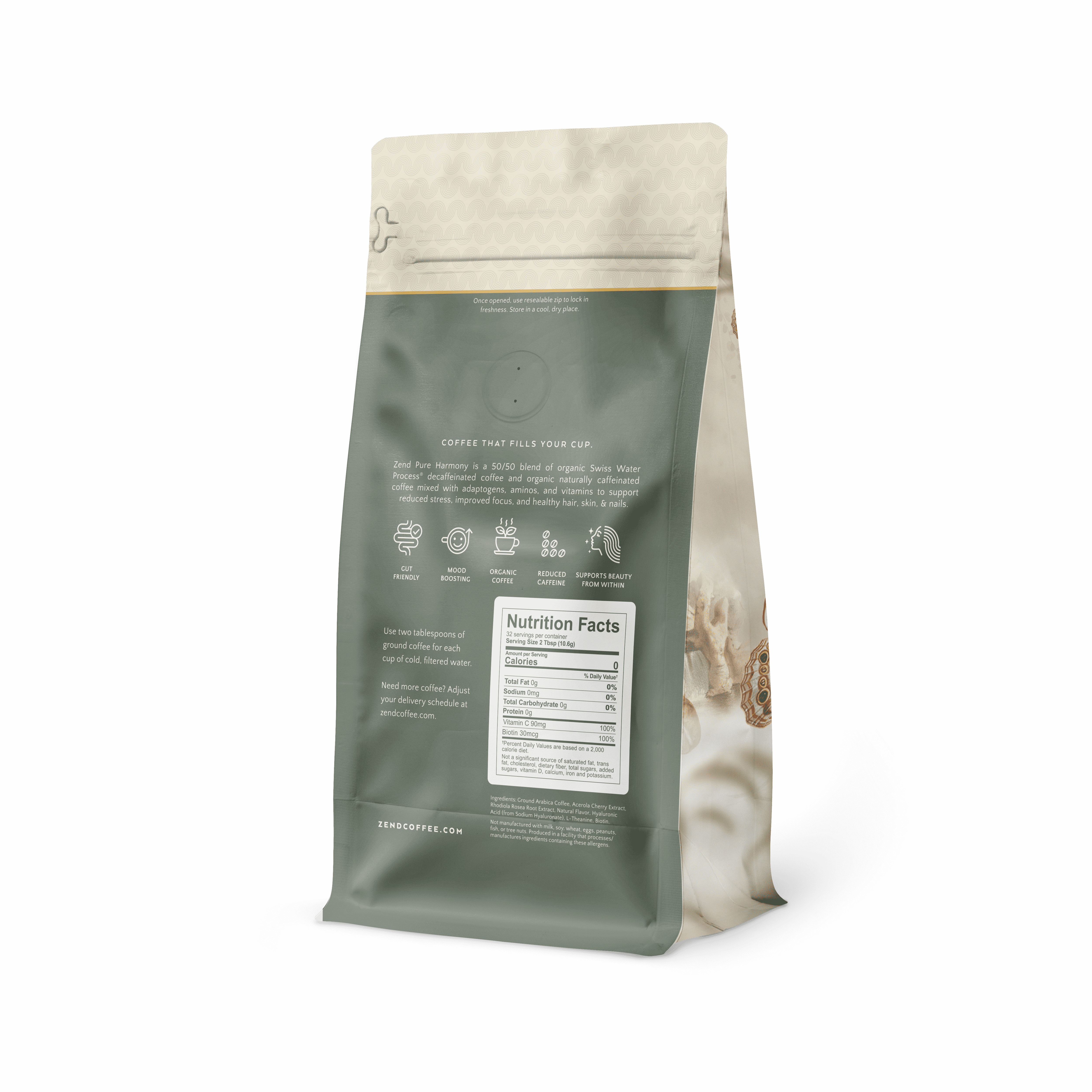 Zend Wellness - Wholesale Ground Coffee - Zend Pure Harmony1