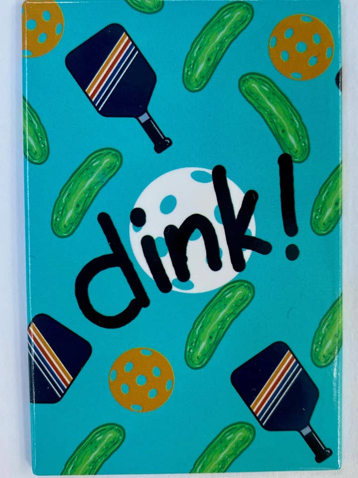 Pickle Ball Time (dink-ontwerp) Novelty Magnet voor wholesale door Trunkers