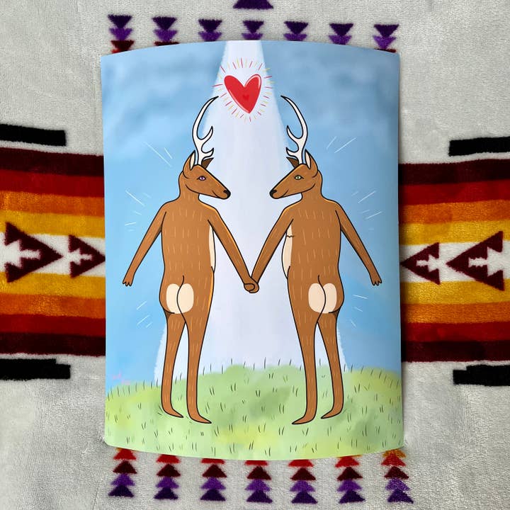 The Lovers Print voor wholesale door Saint Fax