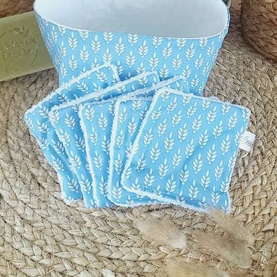 5 lingettes lavables / lot de 10 pour la vente par Crea_Dem