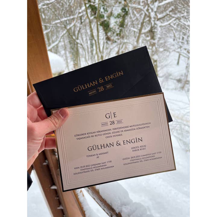 Elegante uitnodigingen voor bruiloften, quinceañeras en verjaardagen voor wholesale door Faire Part Cards