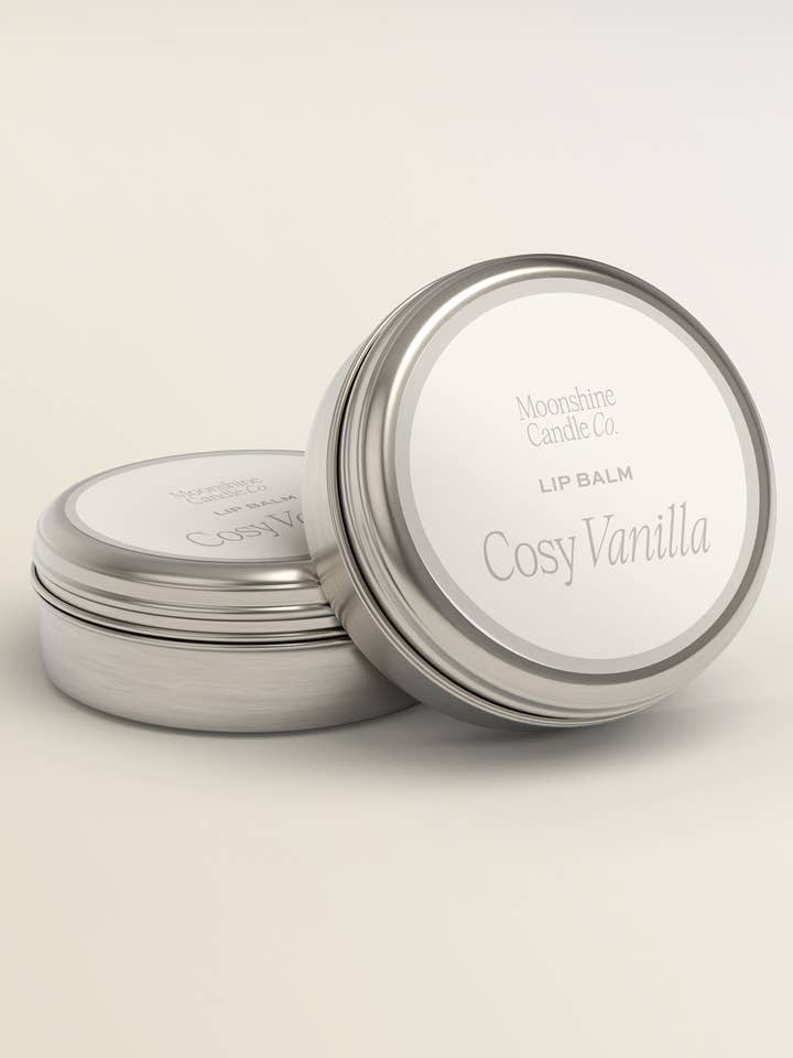 Cosy Vanilla Lip Balm for wholesale by Moonshine Candle Co.