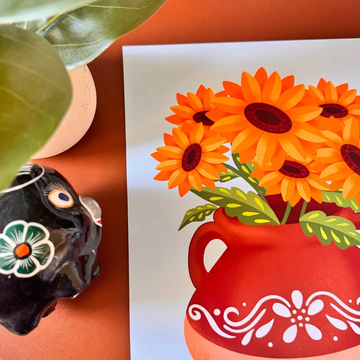 Jessartlet Illustrations - Wholesale Art Print - Girasol de Verano Print2