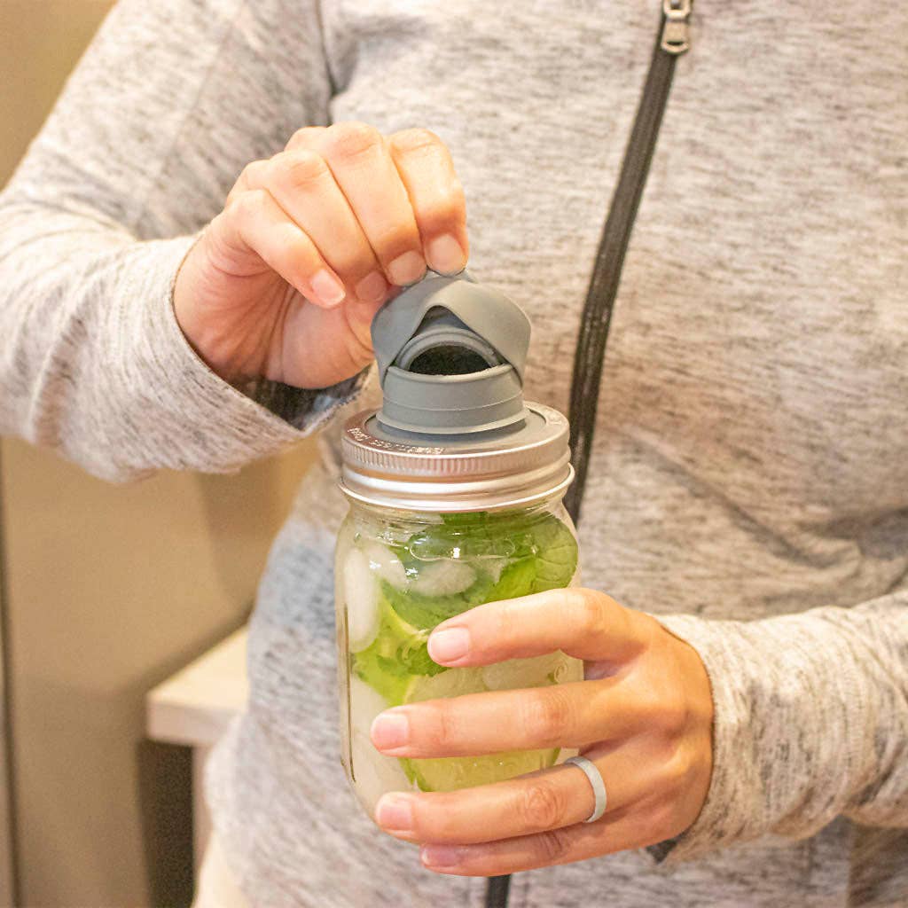 Mason Jar Lifestyle - Wholesale Drink Lids - Leak Proof Silicone Chug Lids for Regular Mouth Mason Jars3