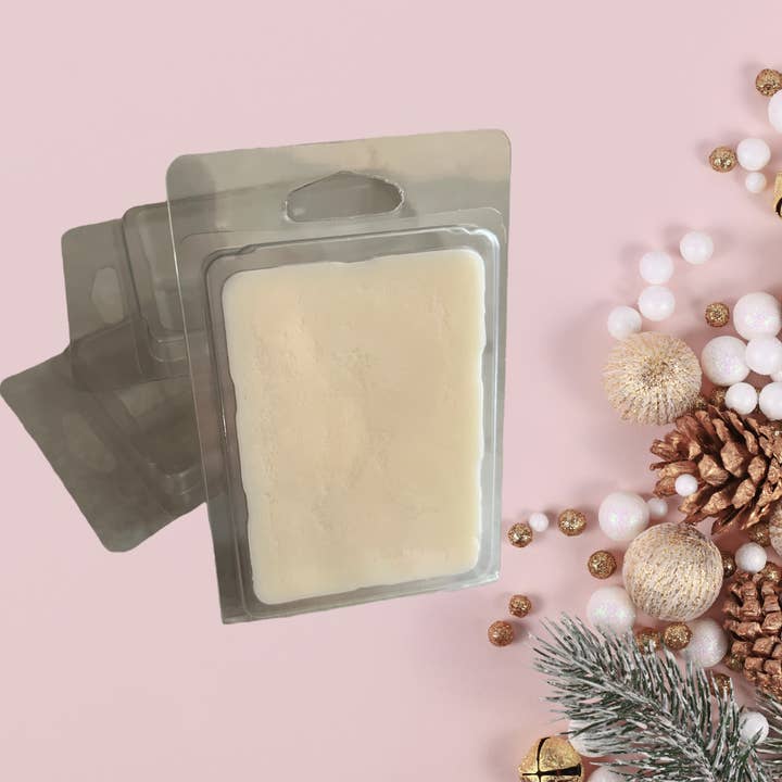 White Label Winter Holiday Clamshell Wax Melts for wholesale by Wild Rayne Mercantile