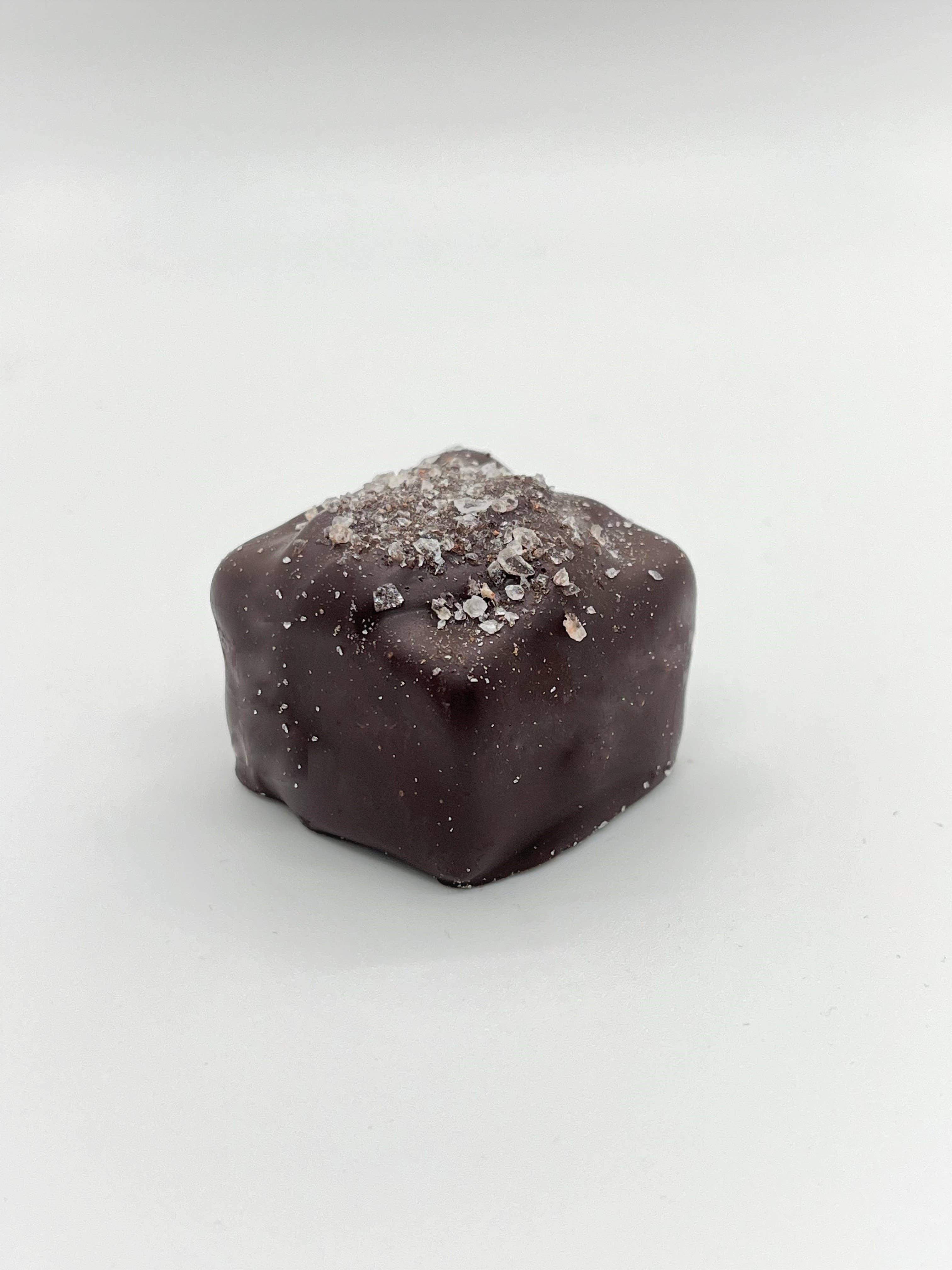 Queen Bee Gardens - Wholesale Chocolate Covered Sweets - Dark Sea Salt organic chocolate Truffles1