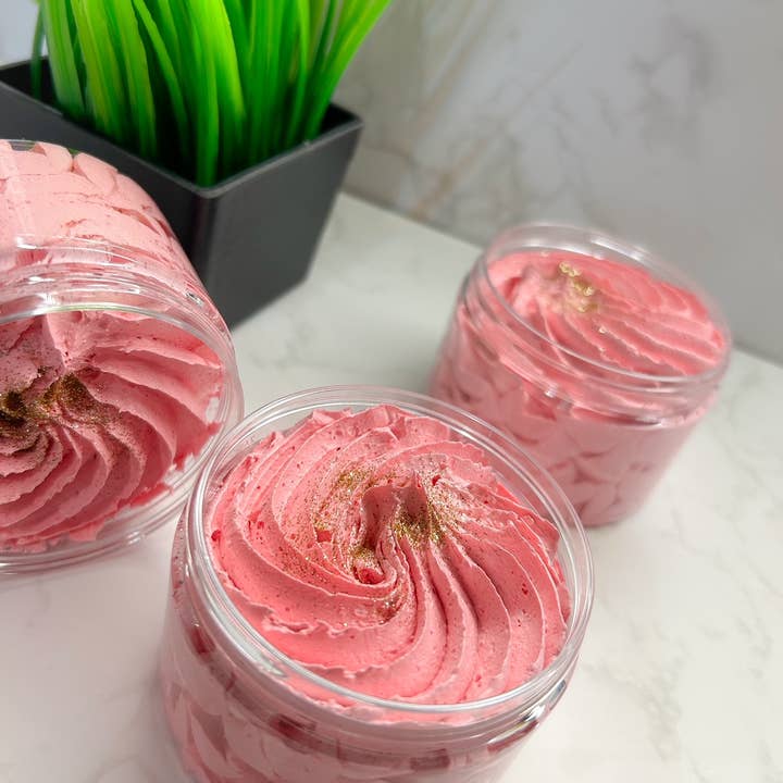 Eliza Soaps - Wholesale Whipped Soap - Strawberry Daiquiri - Soap Whip - Cocktail Theme Soap