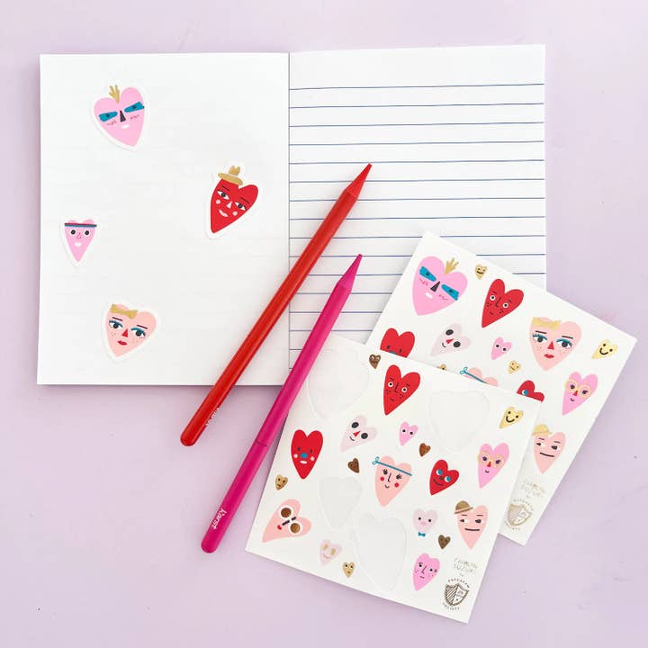 Jollity & Co. + Daydream Society - Wholesale Sticker - Heartbeat Gang Sticker Set - 4 Pk.1