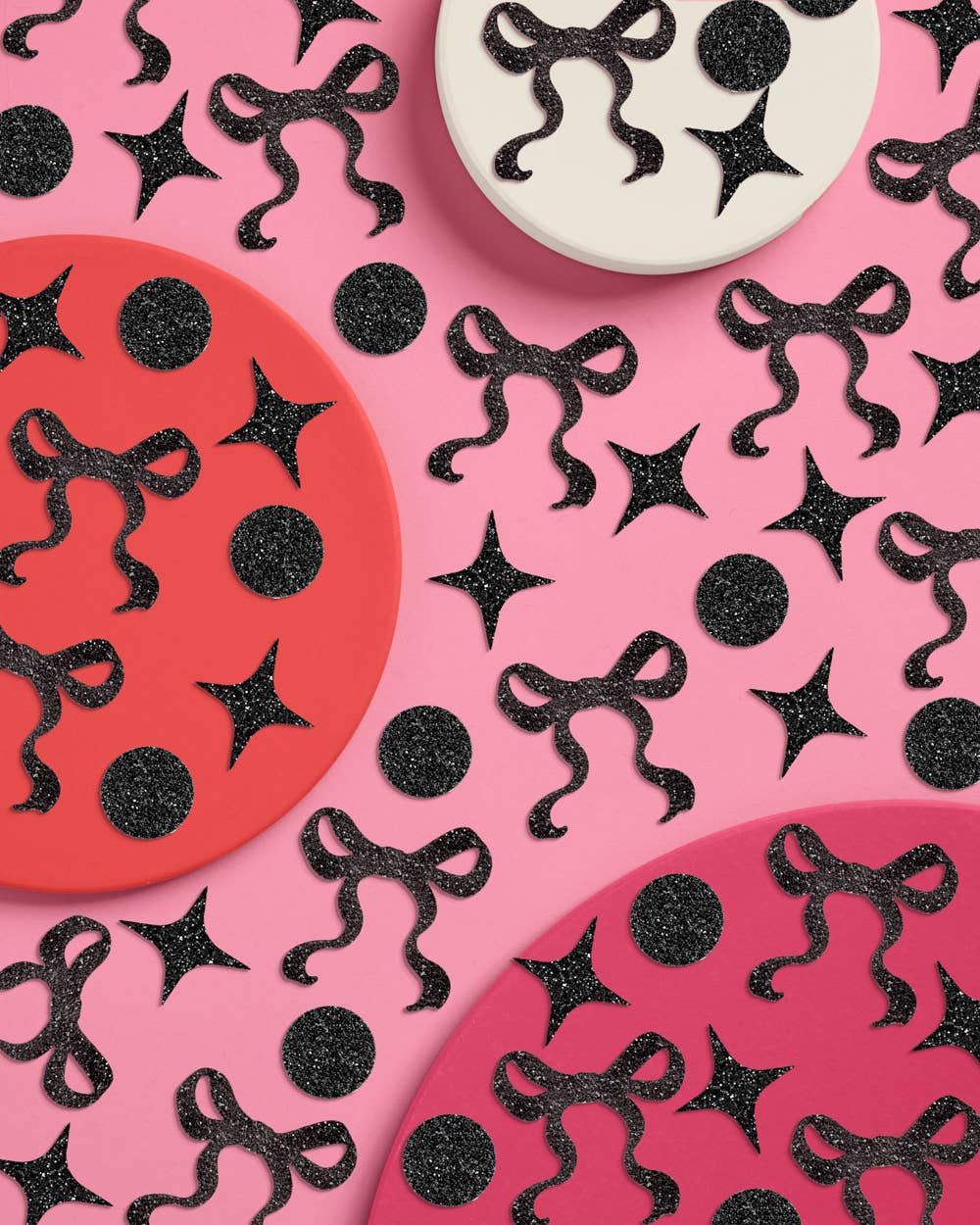 xo, Fetti - Wholesale Confetti - Black Bow Confetti| 200 pc, Birthday, Bach, Party6